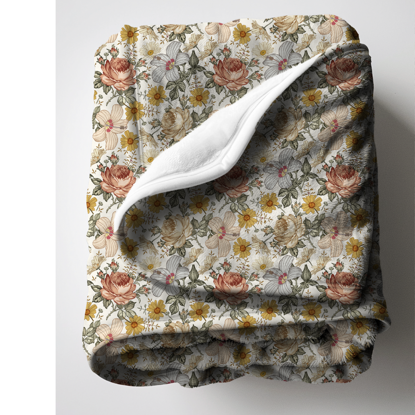 Vintage Floral Blanket