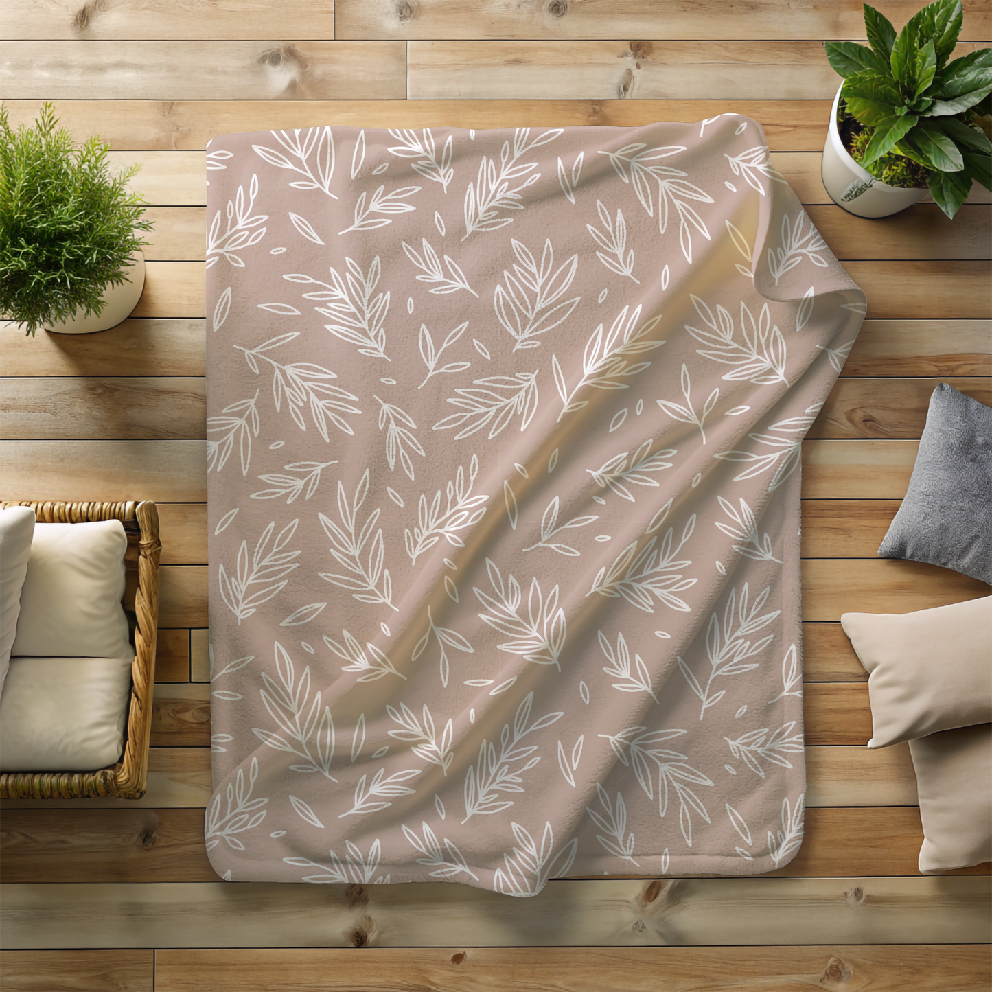 Fern Blush Blanket