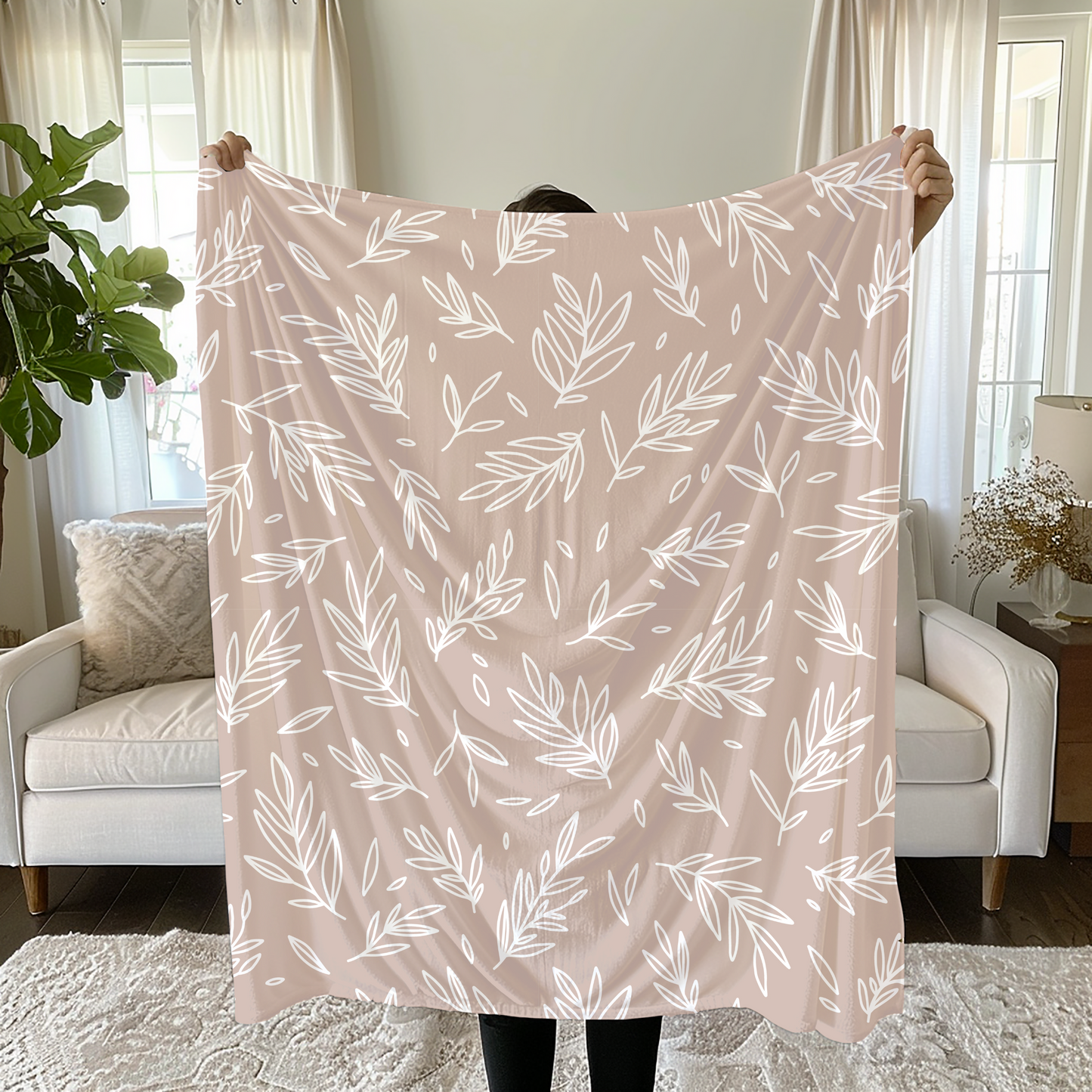 Fern Blush Blanket